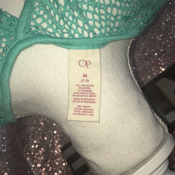 OP Teal Mesh Coverup M - Picture 3 of 5
